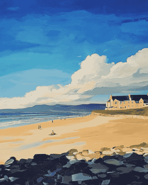 Seaside Rossnowlagh Diamond Painting