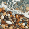 Seaside Serenity Pebbles Diamond Painting