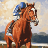 Secretariat Big Red Horse Diamond Painting