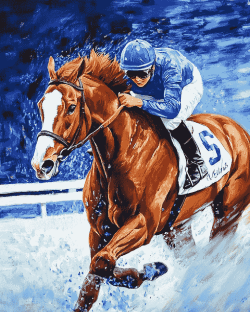 Secretariat Racing Legend Diamond Painting