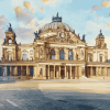 Semperoper Dresden Building Diamond Painting