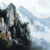 Seoraksan Mountain Views Diamond Painting