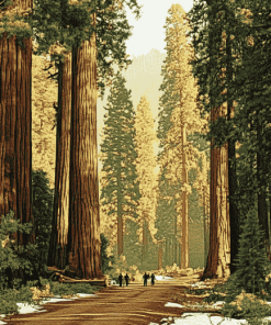 Sequoia National Park Landscape Diamond Painting