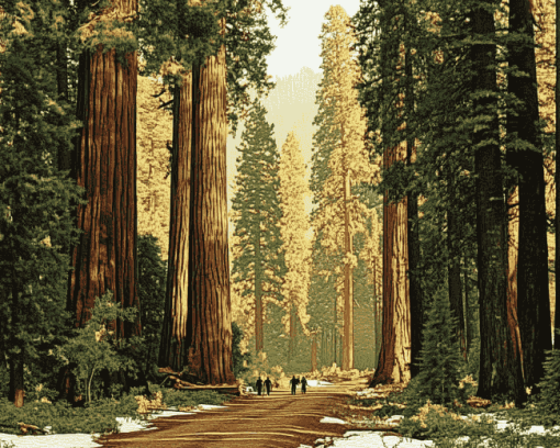 Sequoia National Park Landscape Diamond Painting