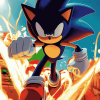 Shadow Sonic Video Game Diamond Painting