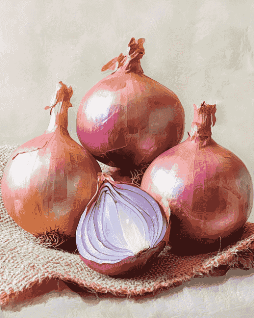 Shallots Onion Diamond Painting