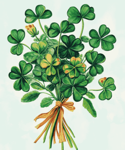 Shamrock Leaf Bouquet Diamond Painting