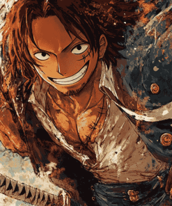 Shanks One Piece Anime Diamond Painting