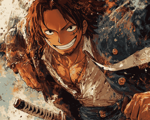 Shanks One Piece Anime Diamond Painting