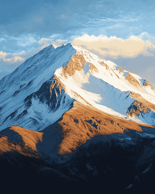 Shasta Mountain Diamond Painting