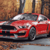 Shelby Mustang Car Engines Diamond Painting