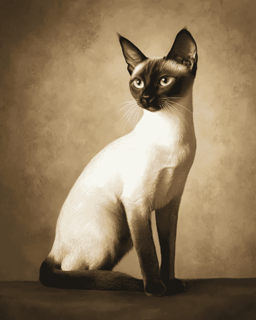 Siamese Cat Beauty Diamond Painting