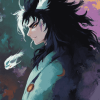 Side Profile of Naraku Anime Diamond Painting