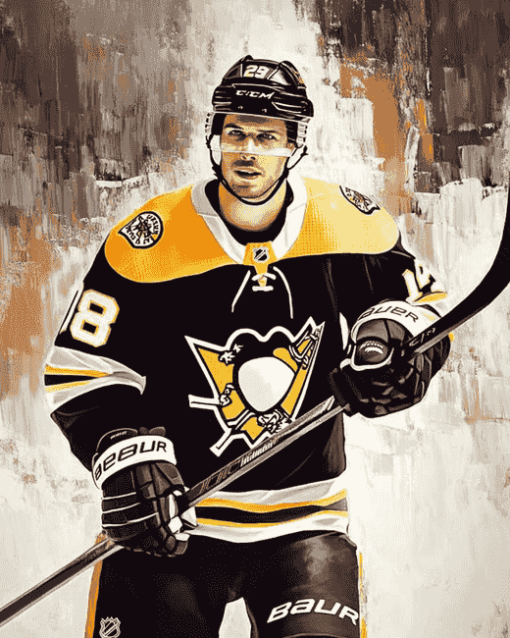 Sidney Crosby Ice Hockey Diamond Painting