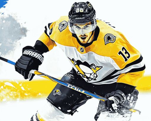 Sidney Crosby Ice Hockey Diamond Painting