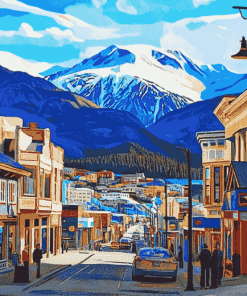 Skagway Alaska Cityscapes Diamond Painting