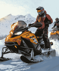 Ski Doo Snowmobiles Adventure Diamond Painting