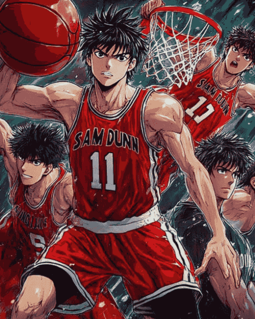 Slam Dunk Anime Heroes Diamond Painting