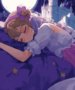 Sleepy Princess Anime Diamond Painting