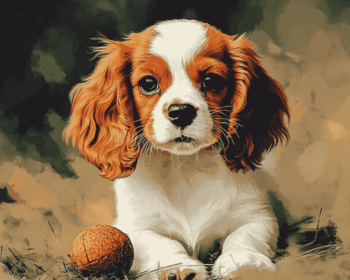 Small Dog Puppy Diamond Painting