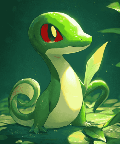 Snivy Adventure Pokemon Diamond Painting