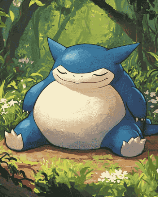 Snorlax Pokemon Diamond Painting