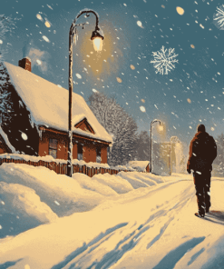 Snowfall Series Movie Poster Diamond Painting