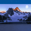 Snowy Mountain Wonderland Diamond Painting