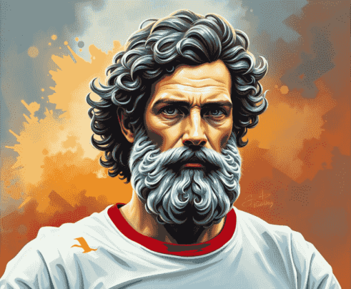 Socrates Soccer Star Diamond Painting