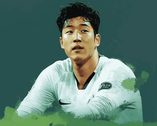 Son Heung Min Sports Legend Diamond Painting