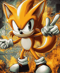 Sonic Miles Tails Prower Animation Diamond Painting