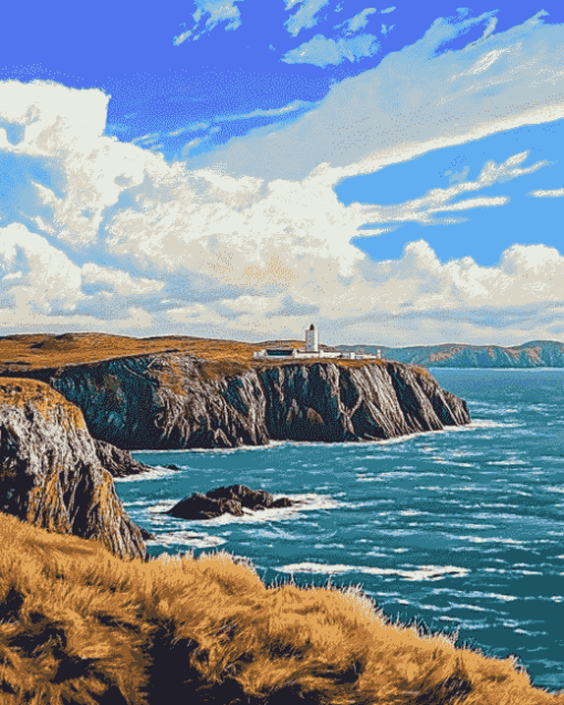 South Stack Cliffs Seaside Diamond Painting