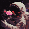 Space Adventure Astronaut Diamond Painting