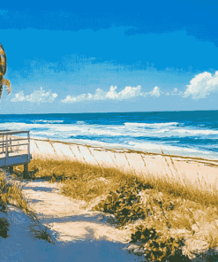 Space Coast Beaches Diamond Painting