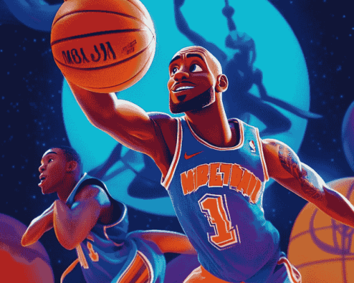 Space Jam Cartoon Diamond Painting