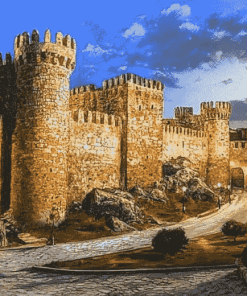 Spain Muralla De Vila Fortress Diamond Painting