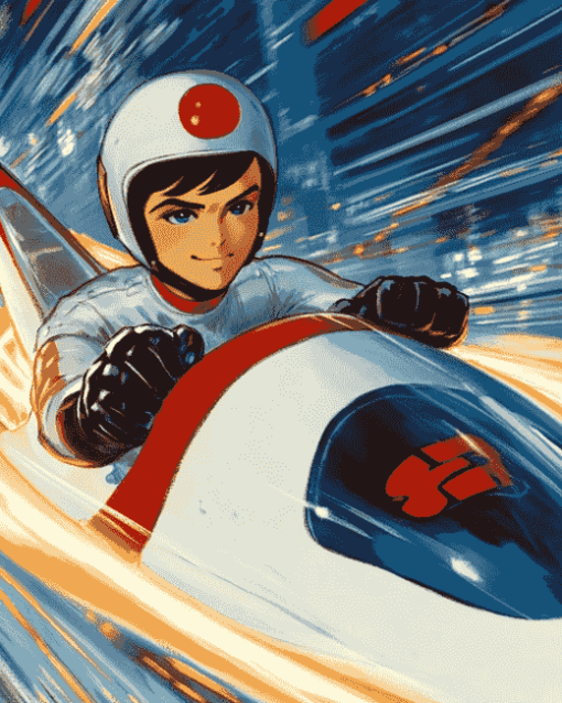 Speed Racer Anime Diamond Painting