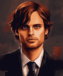 Spencer Reid Cartoons Diamond Painting