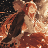 Spice and Wolf Anime Love Diamond Painting