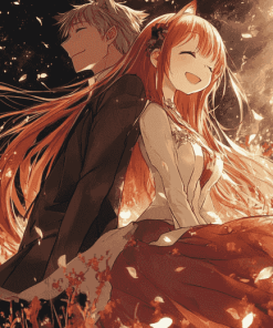 Spice and Wolf Anime Love Diamond Painting