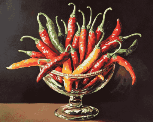 Spicy Chili Peppers Diamond Painting