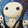 Spirited Kodama Fantasy Diamond Painting