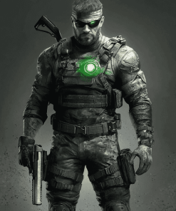 Splinter Cell Sam Fisher Action Diamond Painting