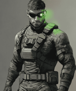 Splinter Cell Sam Fisher Diamond Painting