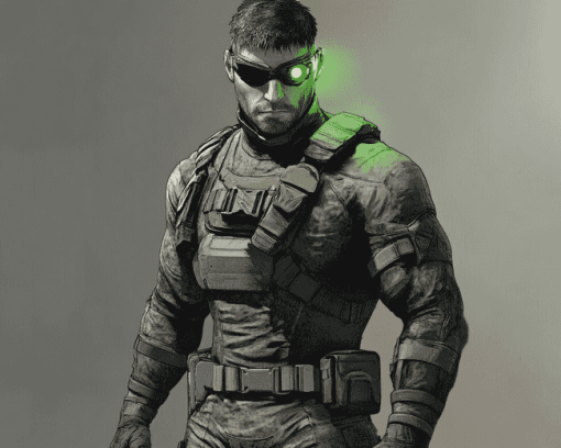 Splinter Cell Sam Fisher Diamond Painting