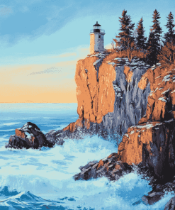 Split Rock Lighthouse Diamond Painting