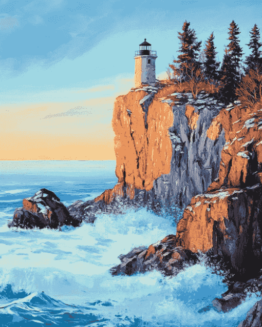 Split Rock Lighthouse Diamond Painting