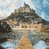 St Michaels Mount Mountain View Diamond Painting