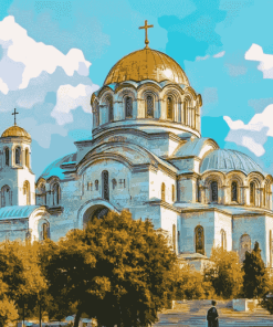 St Sava Cathedral Belgrade Diamond Painting