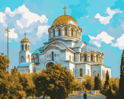 St Sava Cathedral Belgrade Diamond Painting